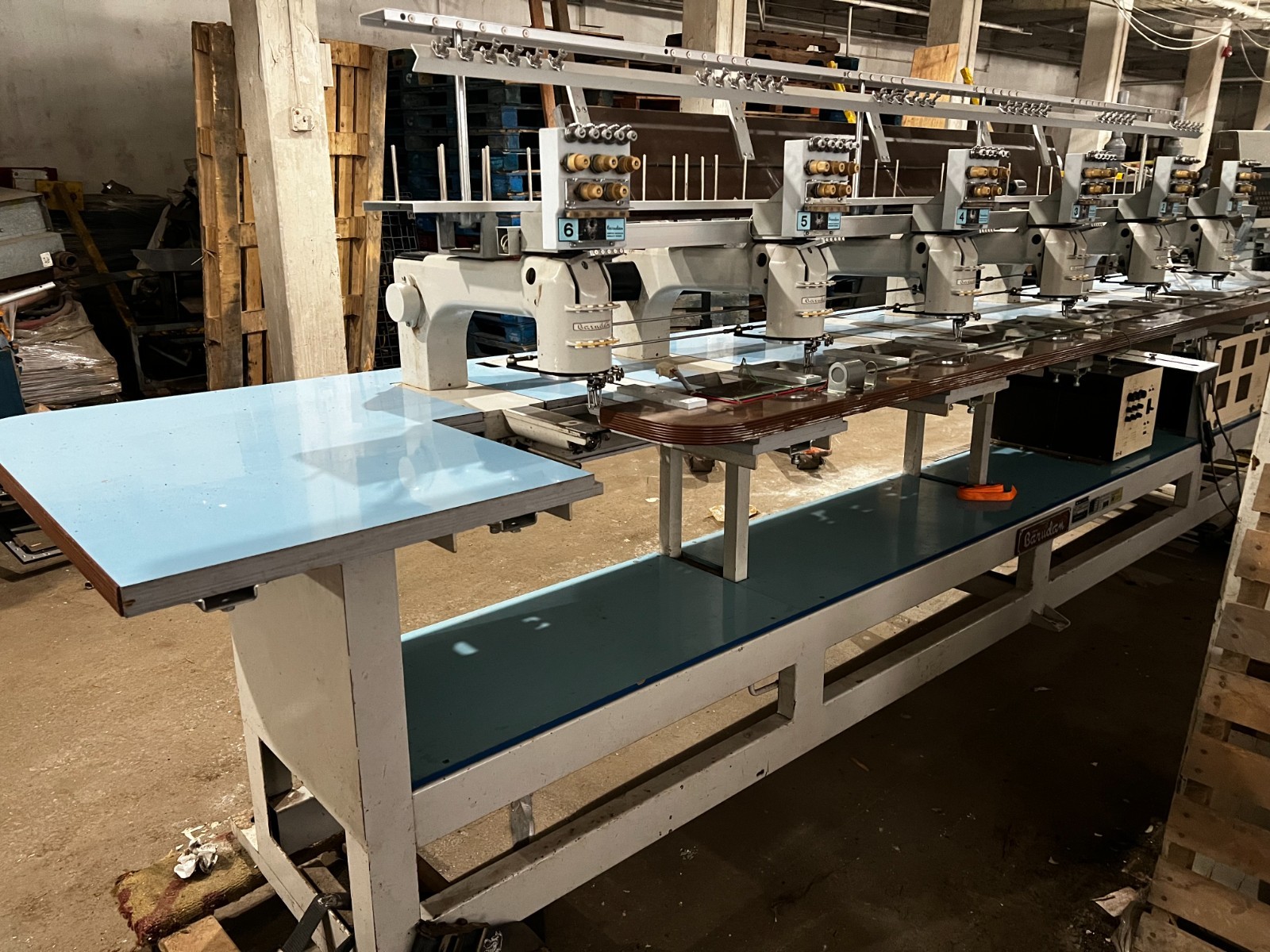 BARUDAN 6 HEAD EMBROIDERY MACHINE - 5 NEEDLE