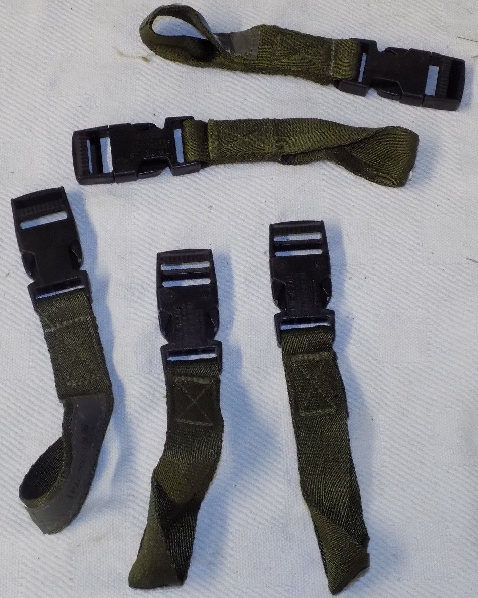 5pc OD Belt Keeper MOLLE Replacement Ruck Adapter Side Adapter Webbing Clip USGI