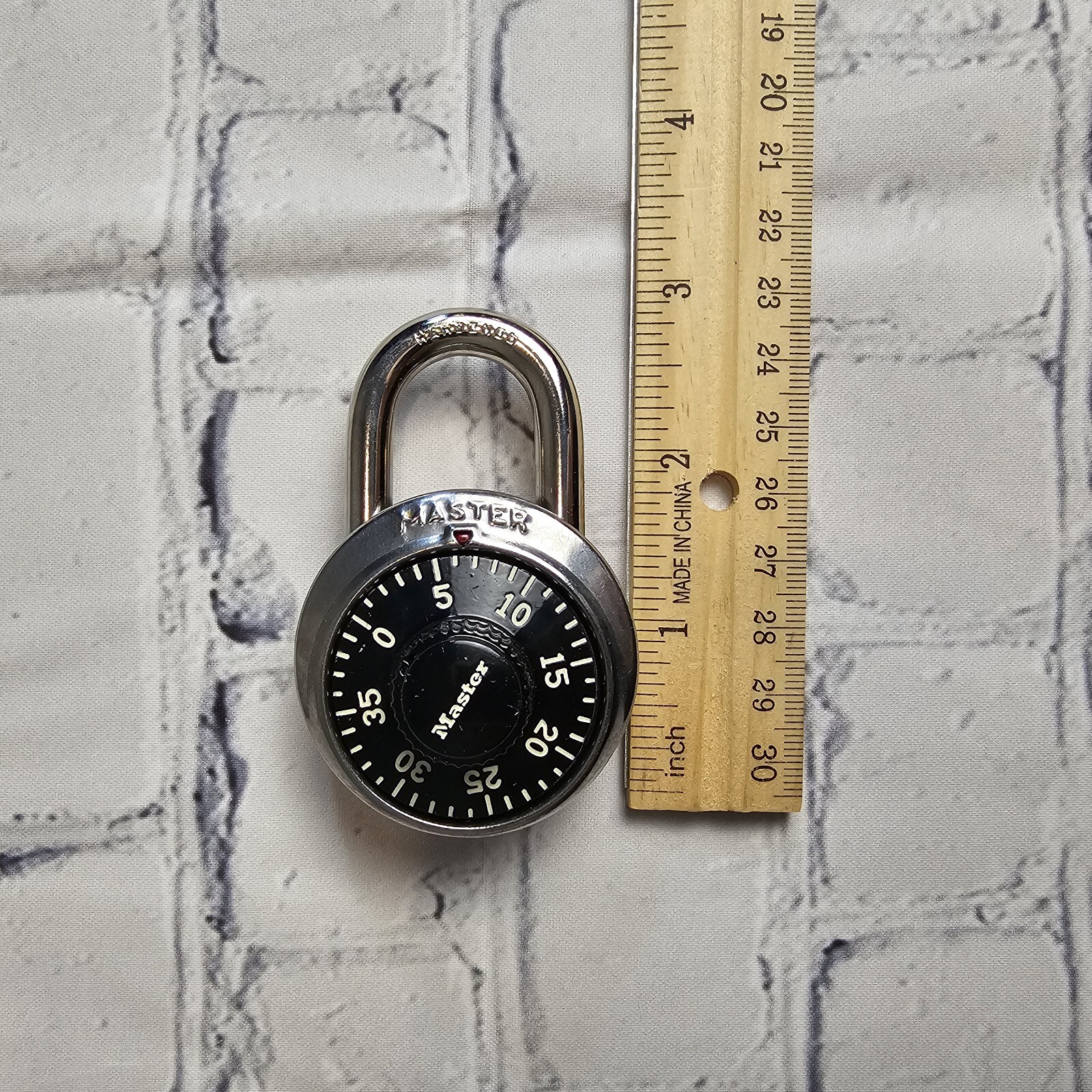 Master Lock 1525 Lock Stainless Steel Combination Padlock Locker School