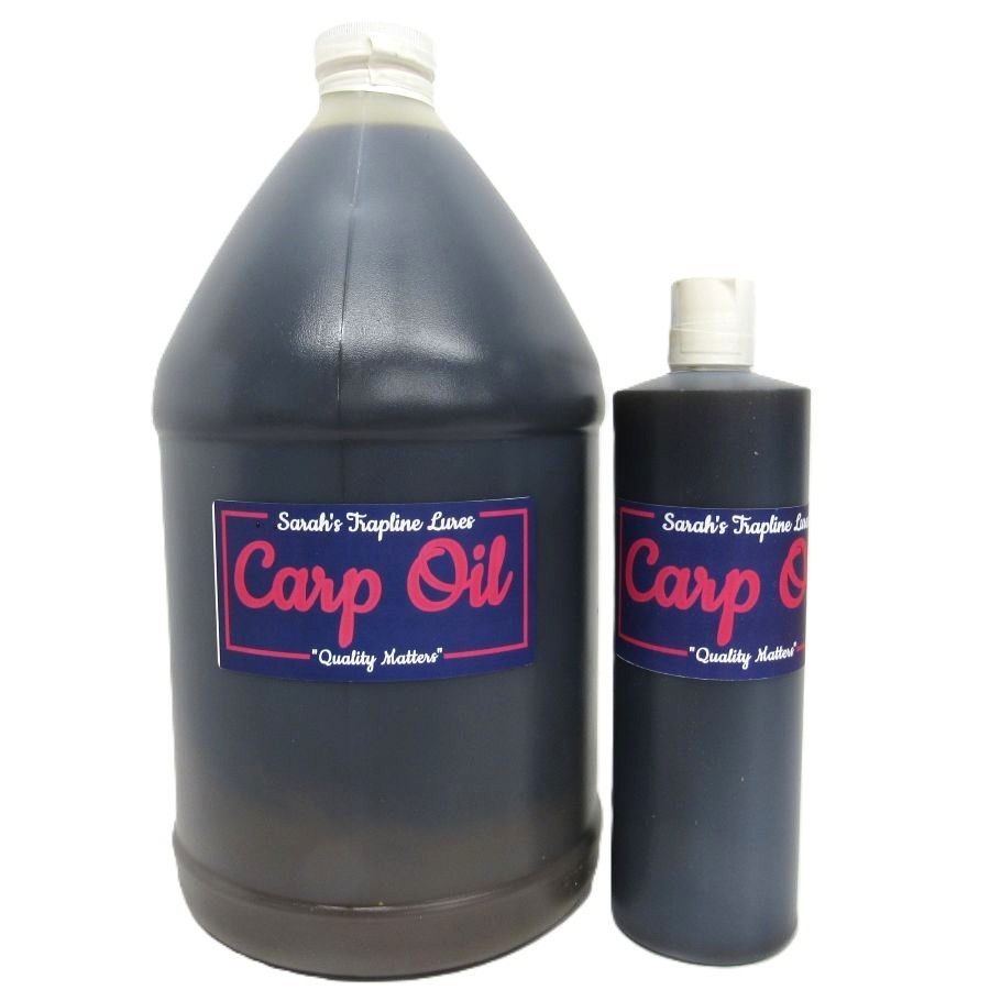 Carp Oil Loud and Thick Fish Oil Sarah's Trapline Lures Trapping Supplies