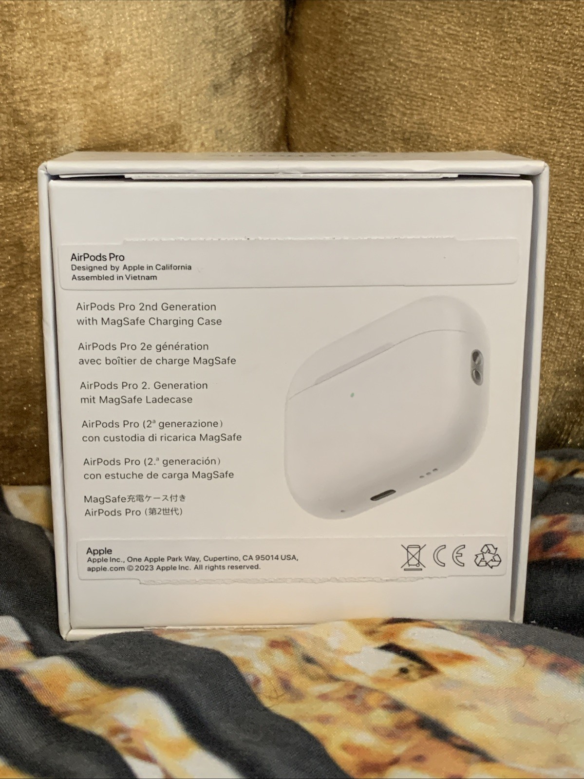 Apple AirPods Pro 2nd Generation Used With Cable, And Instructions