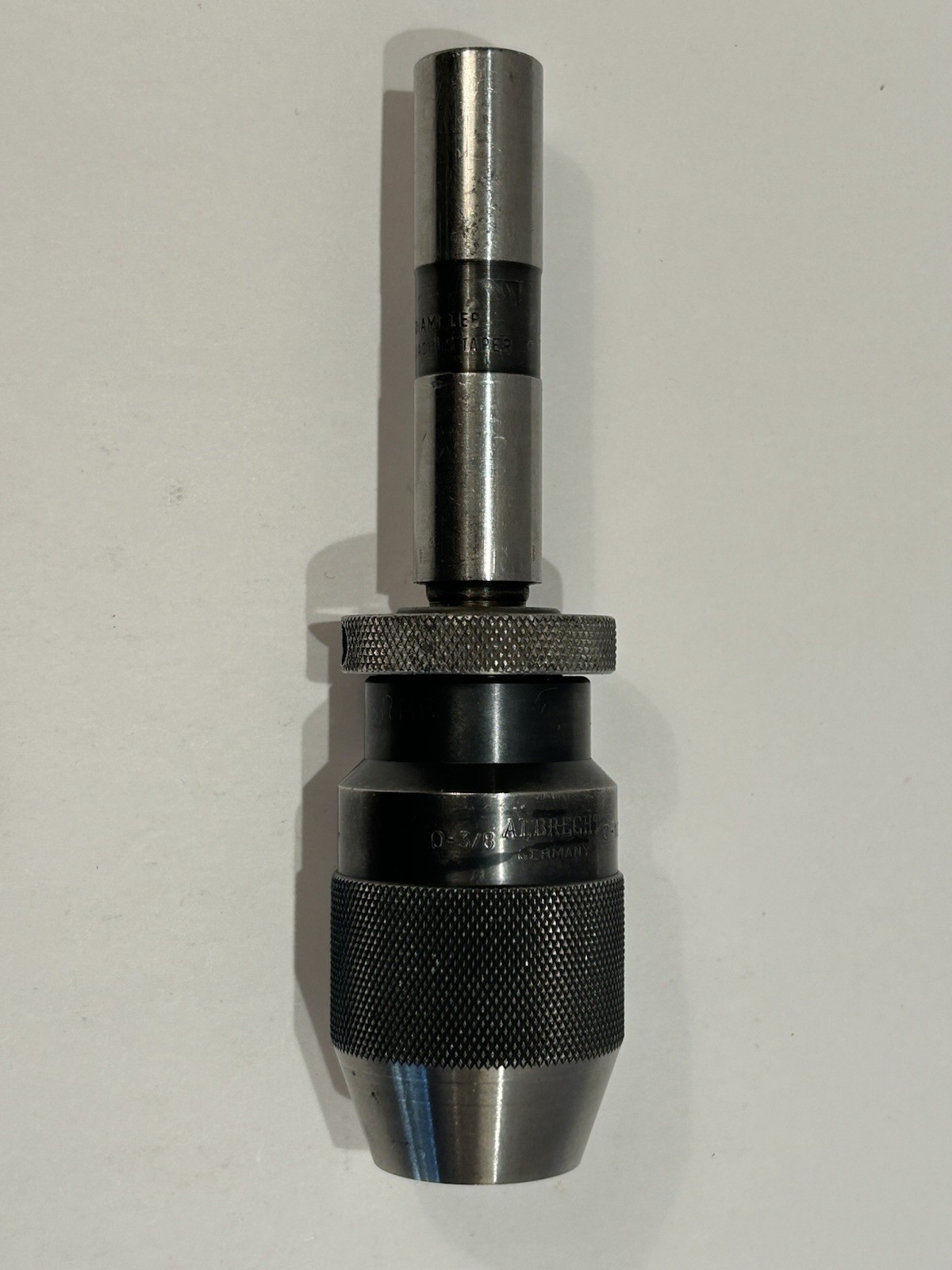 Nice ALBRECHT Keyless Drill Chuck 0 - 3/8" Capacity w/ 3/4”  Straight Shank