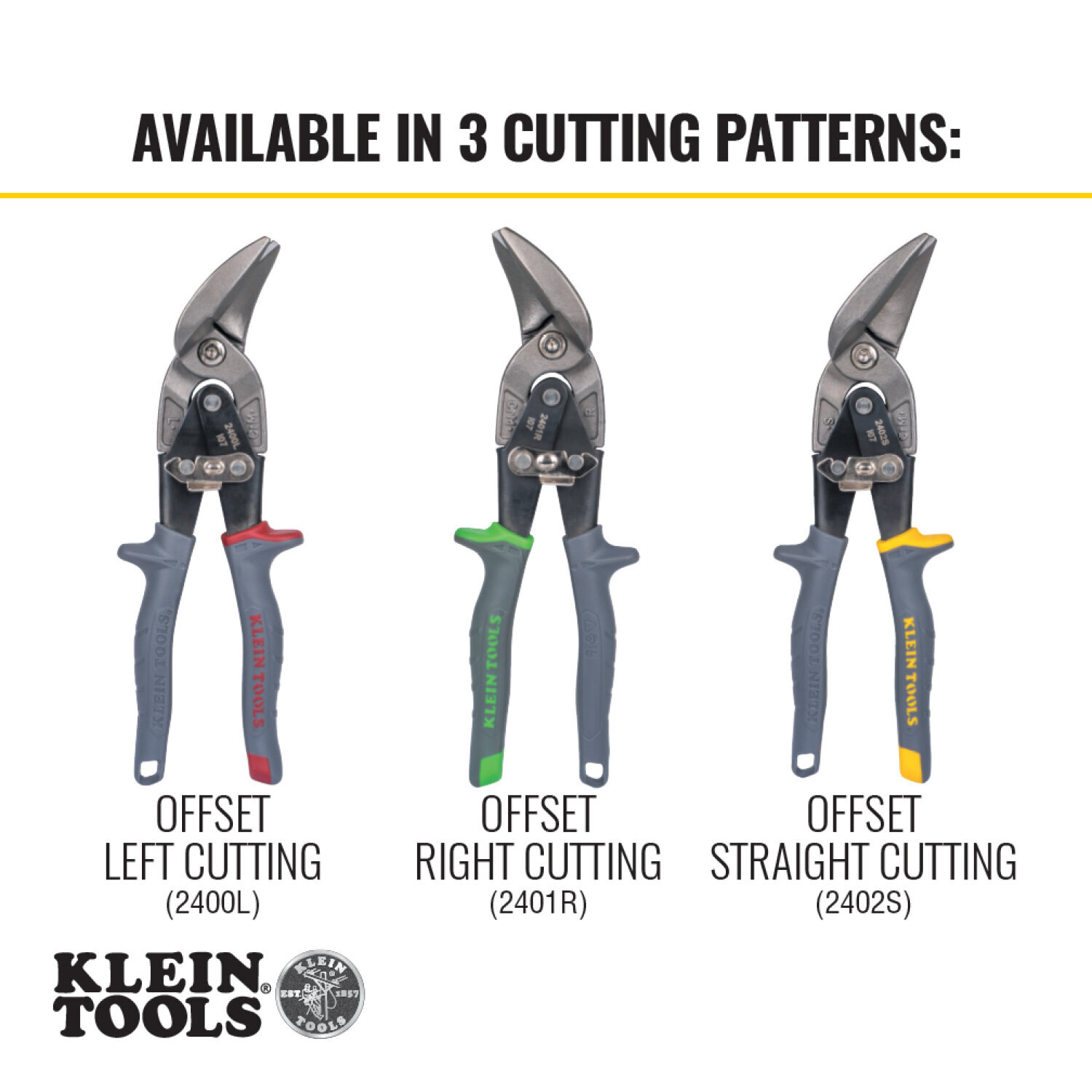Klein Tools 2401R Offset Right-Cutting Aviation Snips