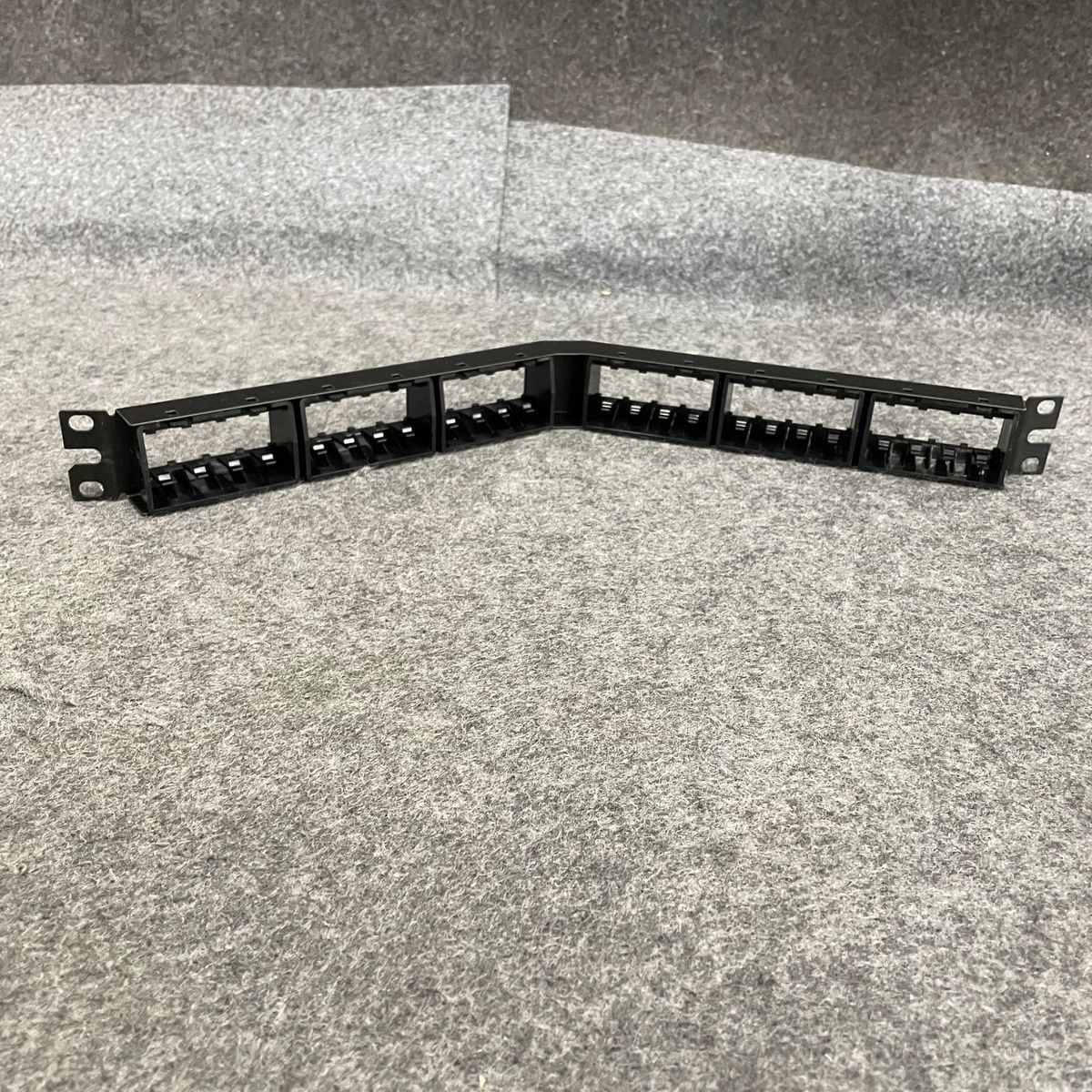 PANDUIT Pan-Net 24-Port Flat Angled Flush-Mount Patch Panel Cover CPPA24FMWBLY