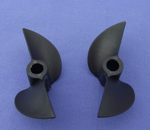 40mm Diameter Nylon Left & Right Propeller Prop for 3/16" Shaft Cable RC Boat