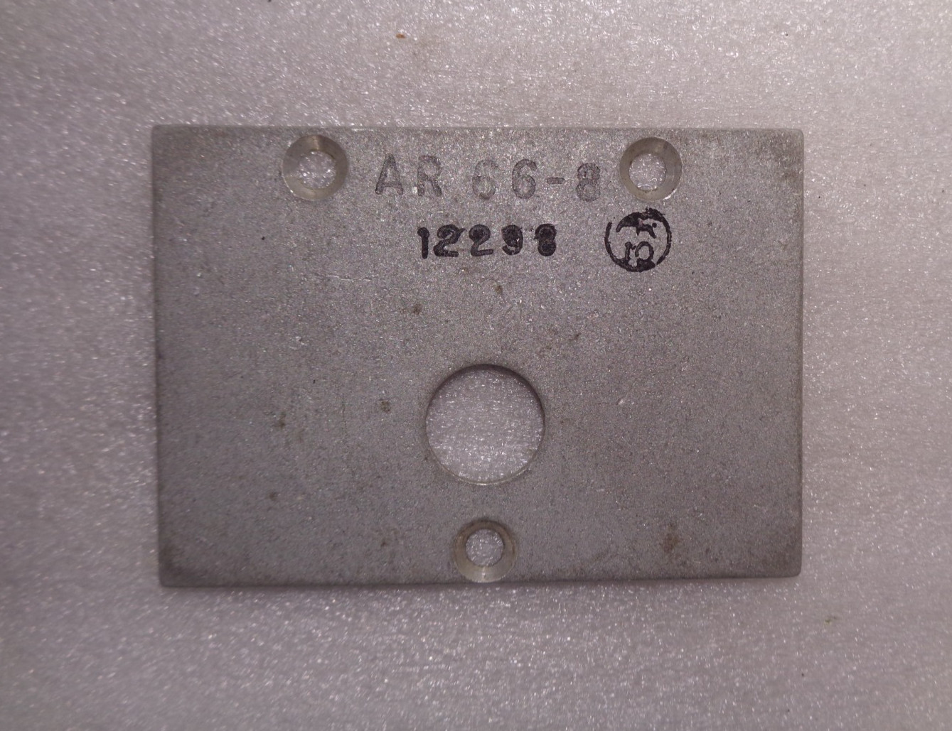 DE HAVILLAND DHC-2 DOOR LOCK BACK PLATE By ADAMS RITE  AR66-8 NEW (LAST ONES)