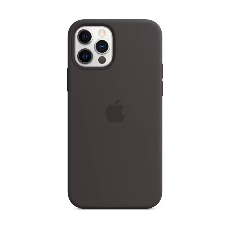 Apple iPhone 12 /iPhone 12 Pro Silicone Case with MagSafe - Black
