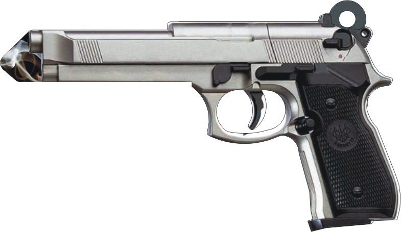 House Key blank "45mm" looks like a Beretta 9mm for Kwikset locks KW1