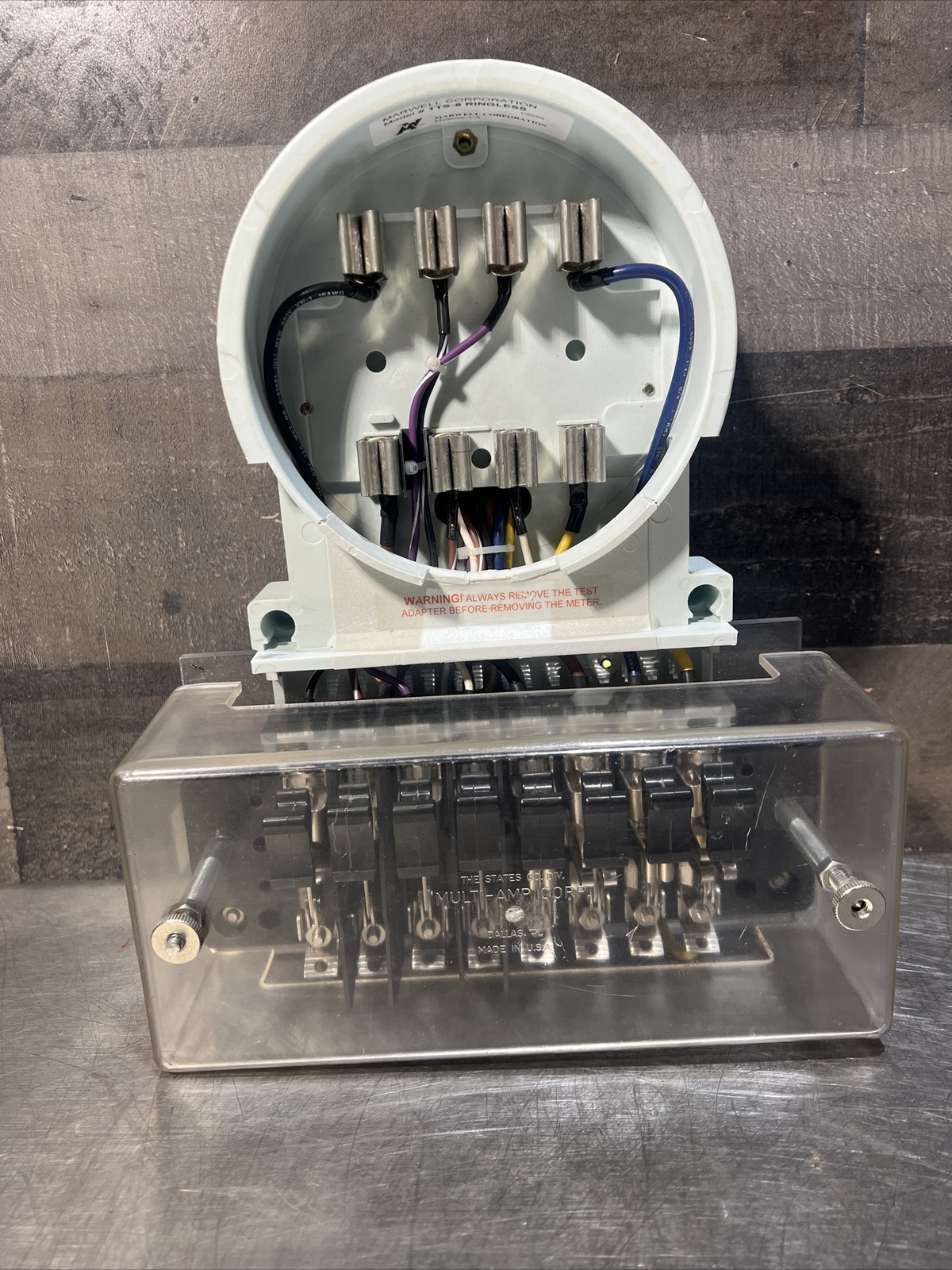 Marwell Corp TTS-8 Temporary Test Switch. Used Surplus