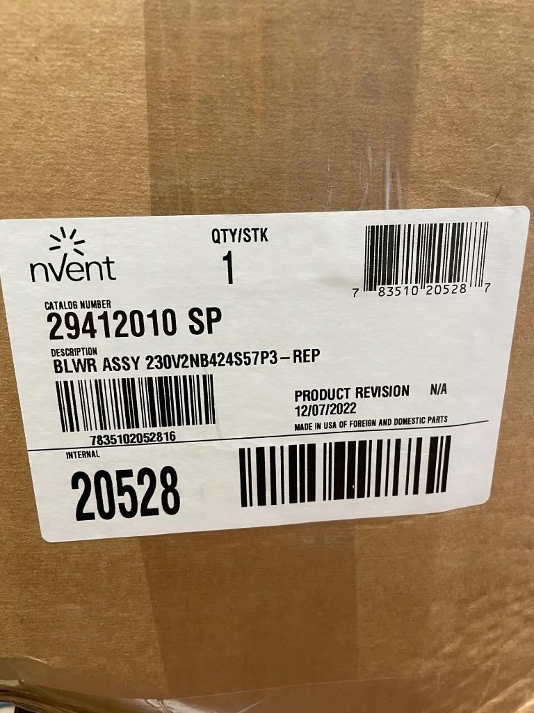 HOFFMAN NVENT 29412010 SP BLOWER ASSY
