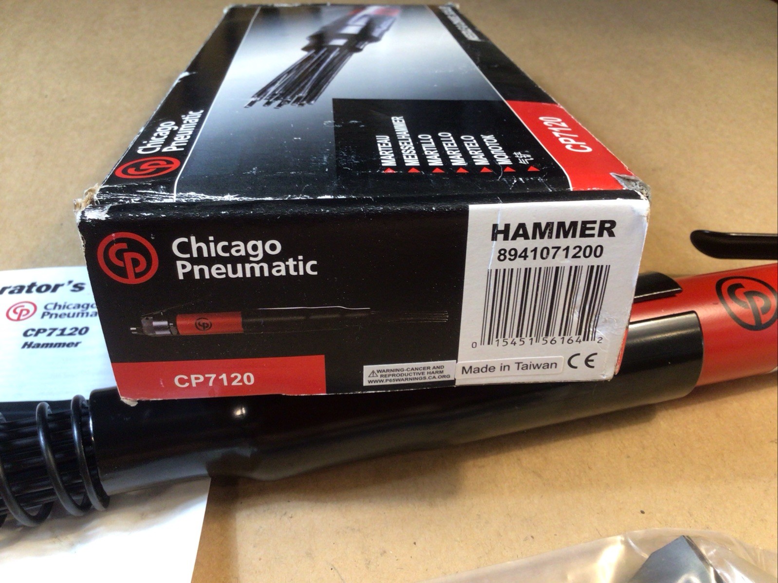 Chicago Pneumatic CP7120 Needle Scaler / Chipper Hammer