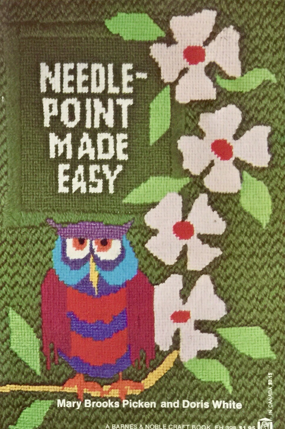 Vintage Needlepoint Pattern & Instruction Booklets - Lot of Nine