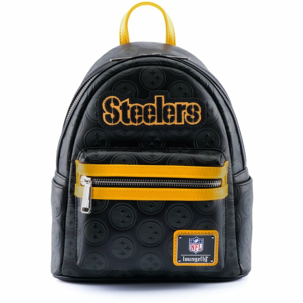 Loungefly NFL Football Pittsburgh Steelers Mini Backpack Handbag Tote