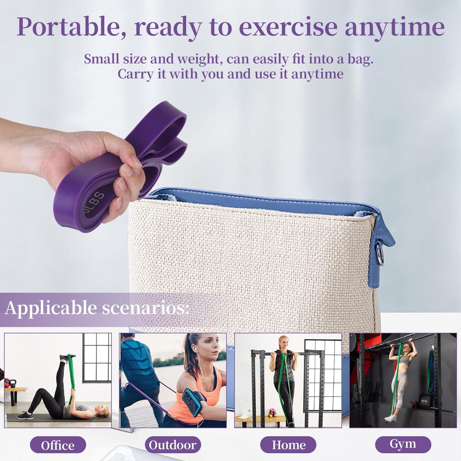 Resistance Bands for Working Out, Pull Up Assistance Bands, Exercise Workout Ban