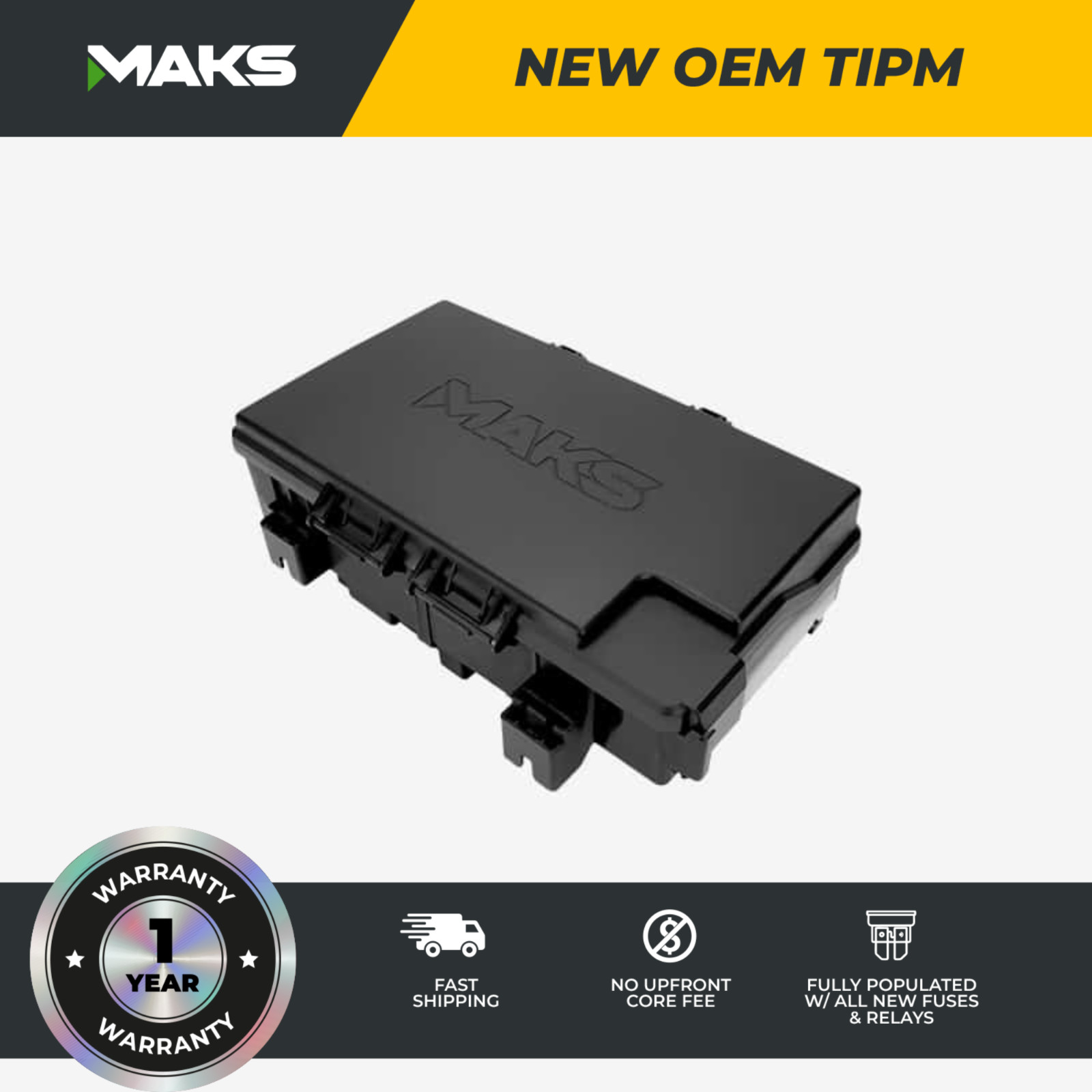 2013 - 2014 RAM 2500 3500 New OEM TIPM Fuse Box 68237160AA 1 YEAR WARRANTY