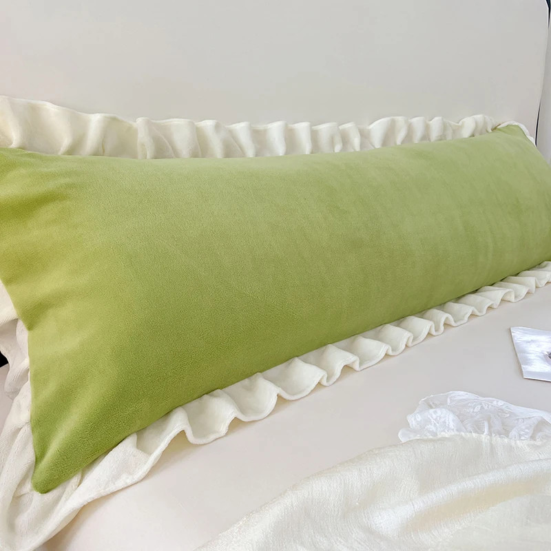Super Soft Plush Velvet Pillow Cover Carved Flannel Pillow Case for Body Pillow