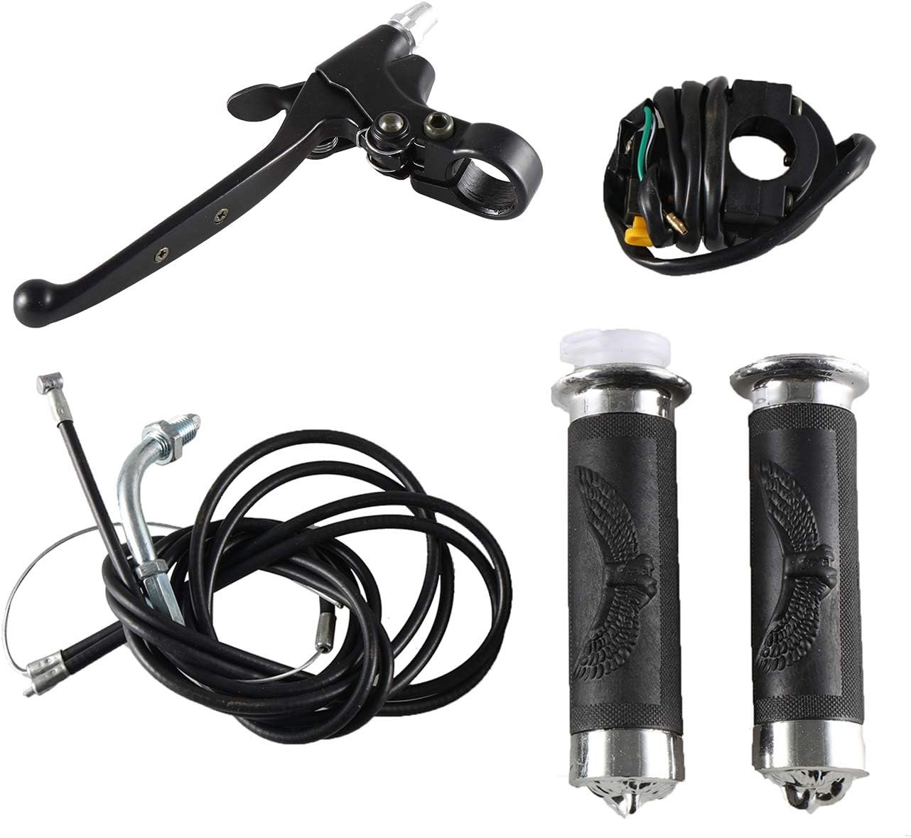 Throttle Cable Clutch Kit For 49cc 60cc 80cc Engine Motorized Bike Parts