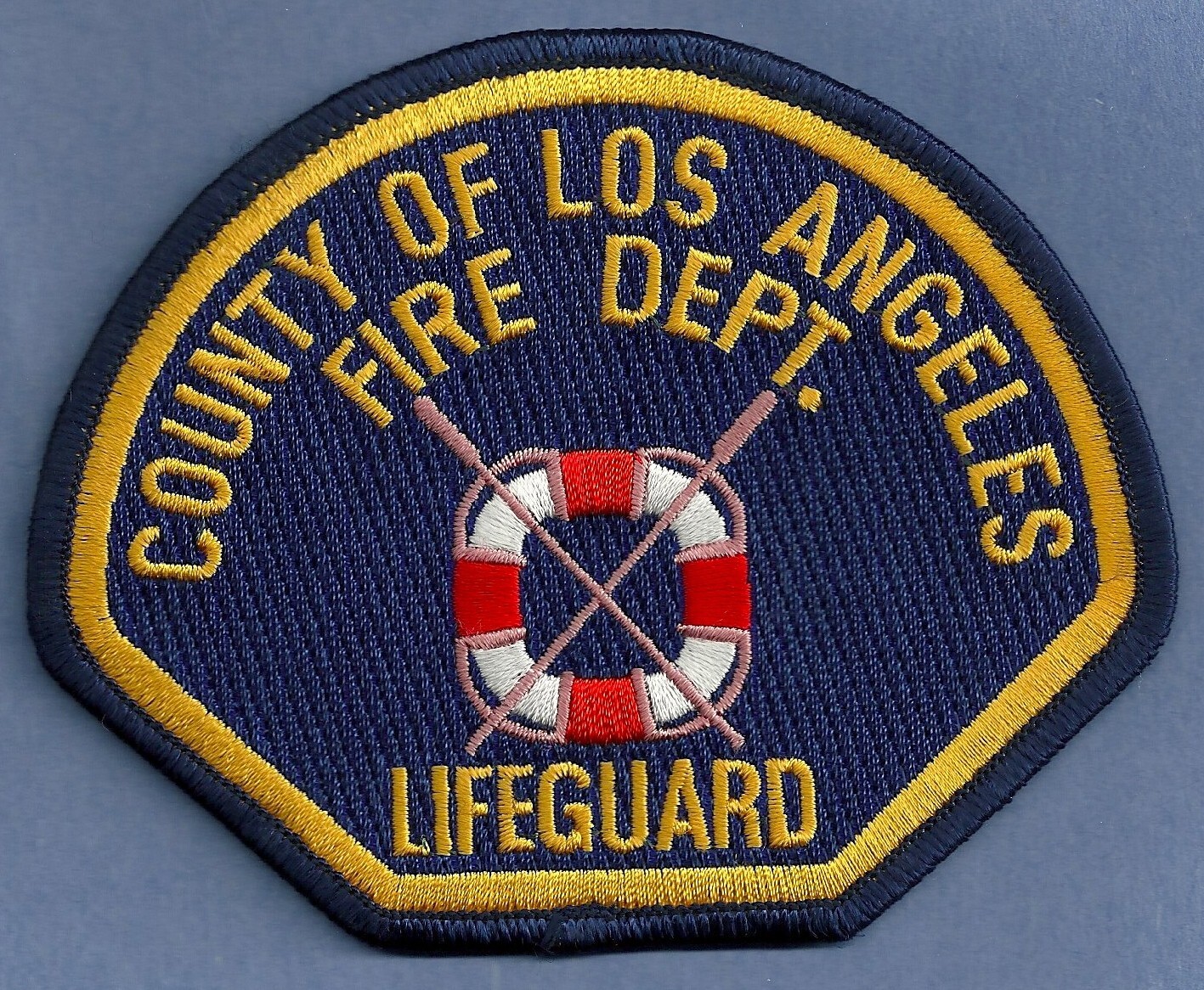 LOS ANGELES COUNTY CALIFORNIA LIFEGUARD PATCH