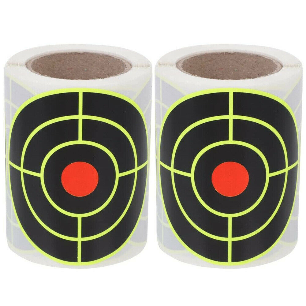 Splatter Target Stickers 3" Self-Adhesive Reactive Targets Paper for Shooting