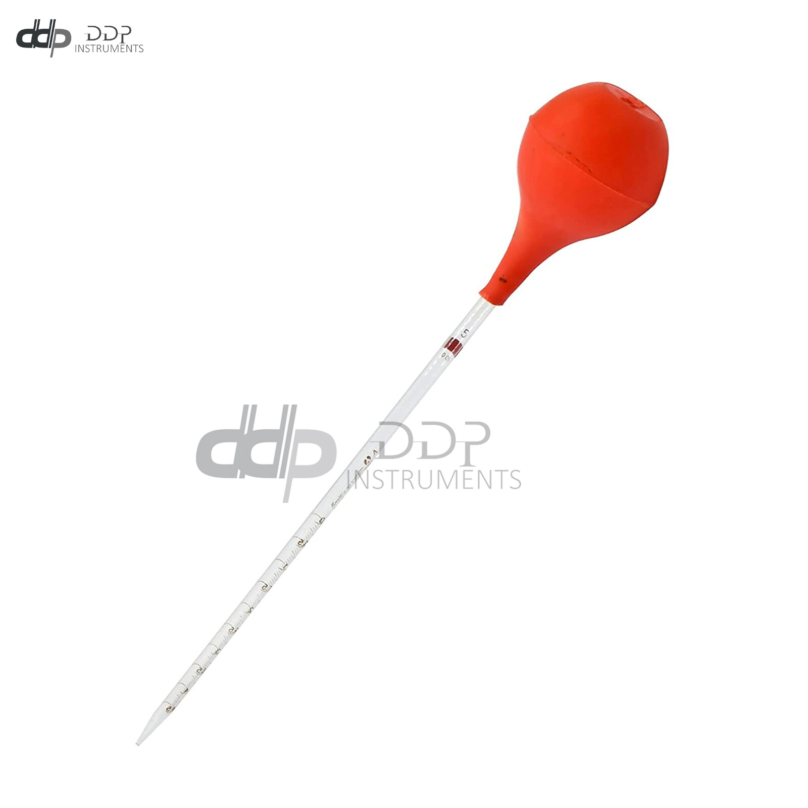 1x Rubber Head Glass Dropper Graduated Line Transfer Pipette Lab Supplie DS-1441