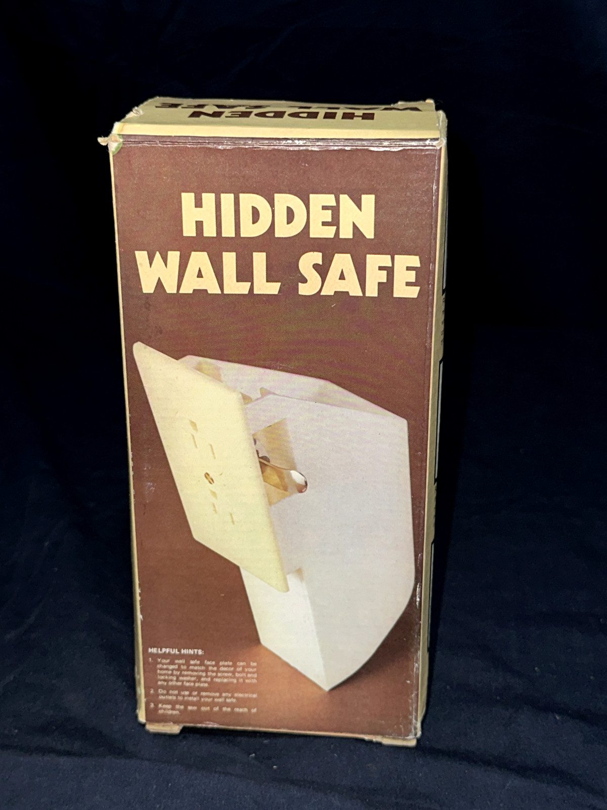 Vintage Hidden Wall Safe Security Electrical Outlet Vault Secret Hide Valuables