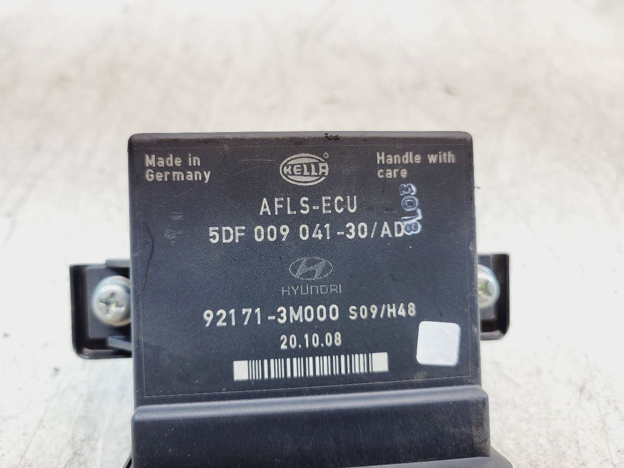 2009 2010 HYUNDAI GENESIS HEADLIGHT CONTROL MODULE 92171-3M000