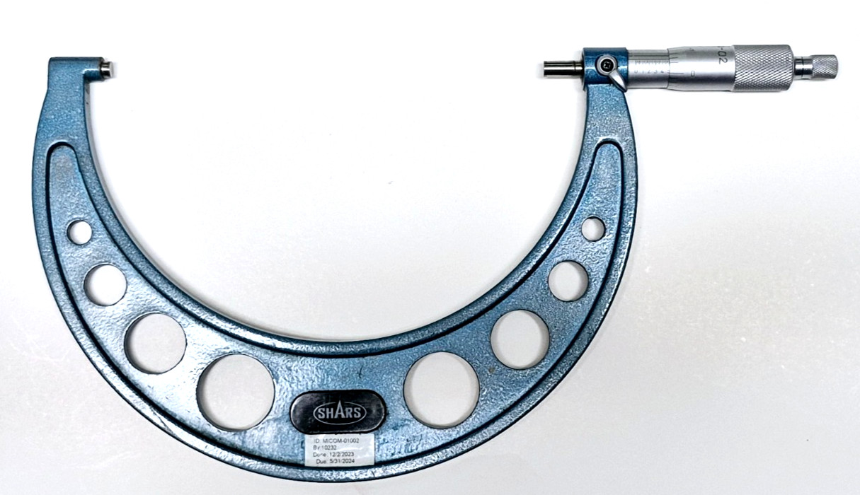 Shars 6-7" Outside Micrometer 0.0001"