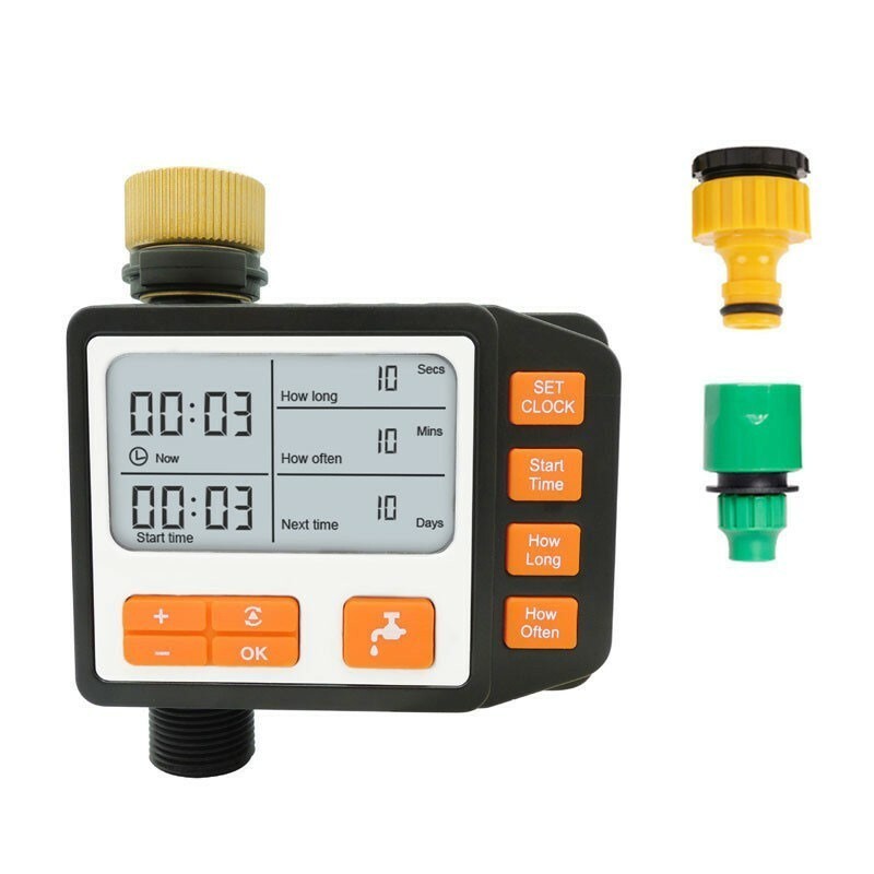 Garden Hose Timer Automatic Water Hose Timer LED SET CLOCK With Copper Connector