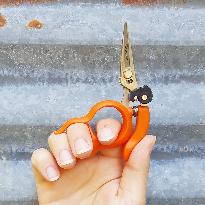 SABOTEN Stainless Steel Harvesting Hands Free Scissor Japan SHIPPED FROM THE USA