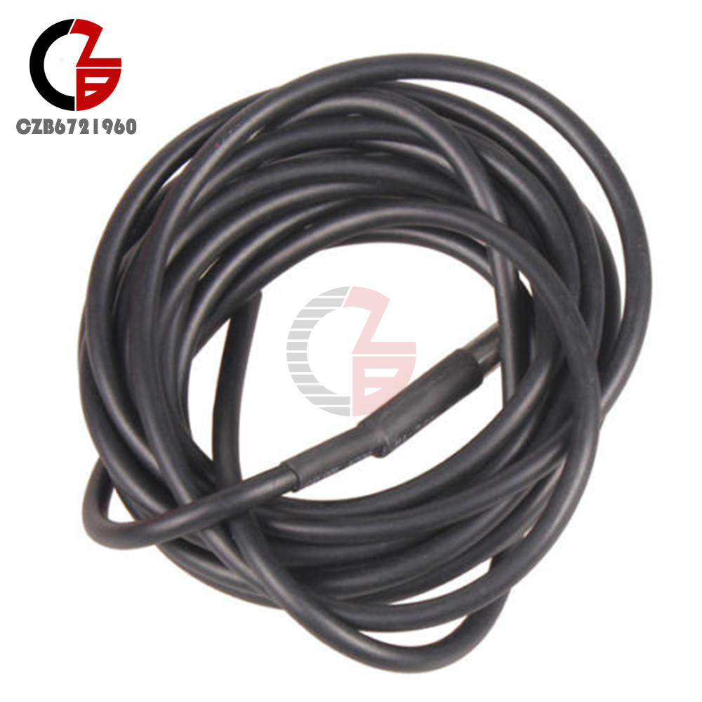 Waterproof DS18B20 Digital Temperature Humidity Sensor Probe Thermistor Cable 3M