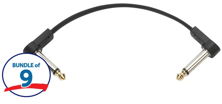 Gator Cableworks Composer Series Flat Patch Cable - 6 inch (9-pack)