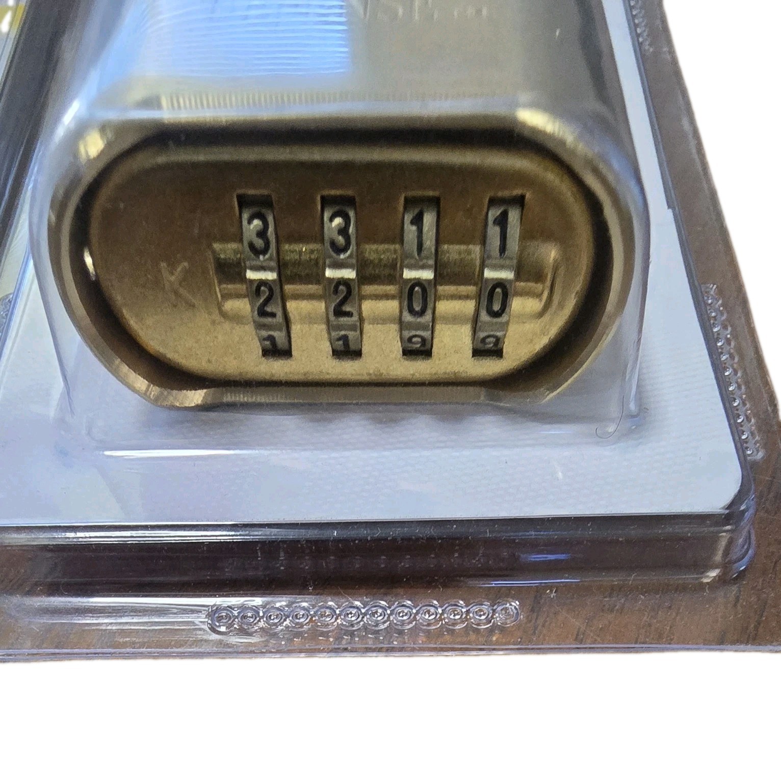 2pcs- Packrite Platinum Series 2" COMBINATION Padlock - Brass