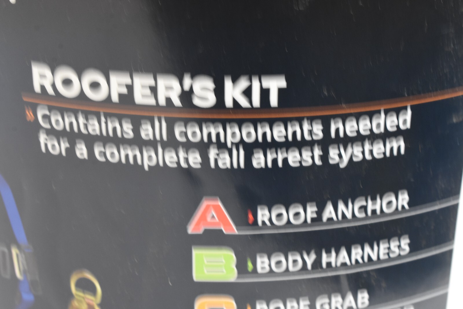 Falltech A8593A Roofers Fall Protection Kit NOS Roofer's Kit Combo Set
