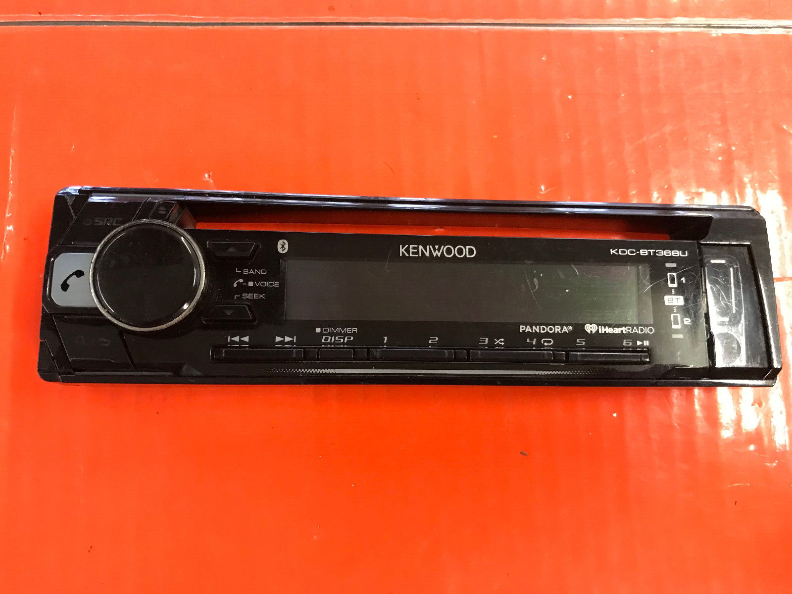 kdc bt368u  FACEPLATE tested