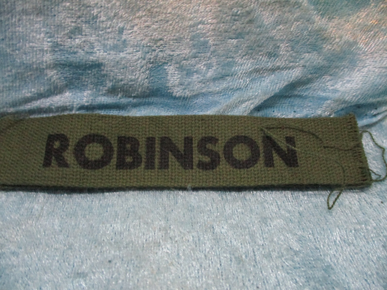 Military Name Patch ( Robinson)
