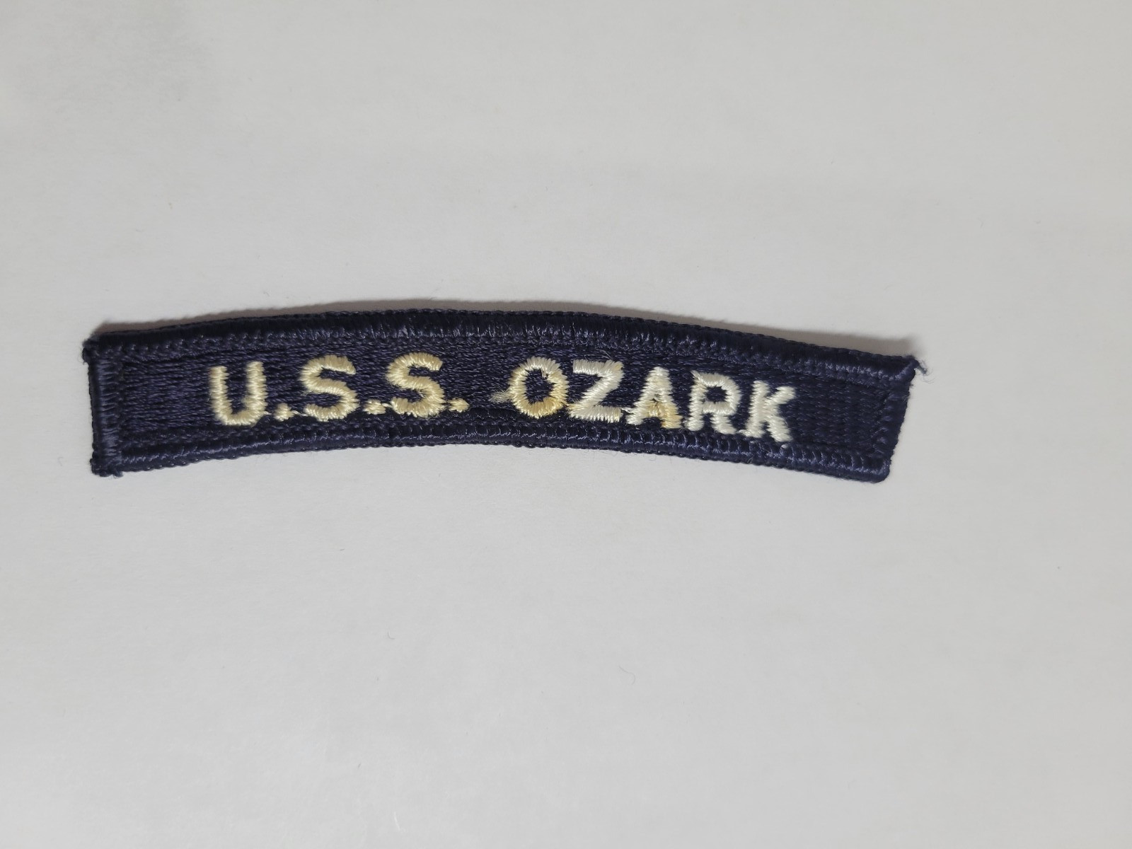 US Navy U.S.S. OZARK Most Commonly  World War II Vehicle Landing Ship Patch
