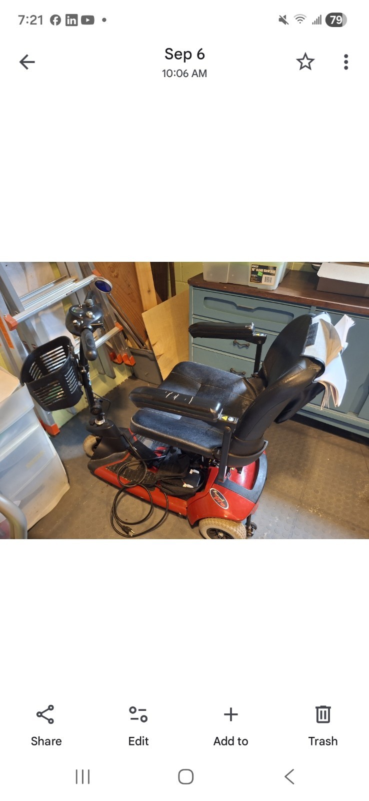Pride Mobility Travel Pro Premium 3-wheeled Mobility Scooter