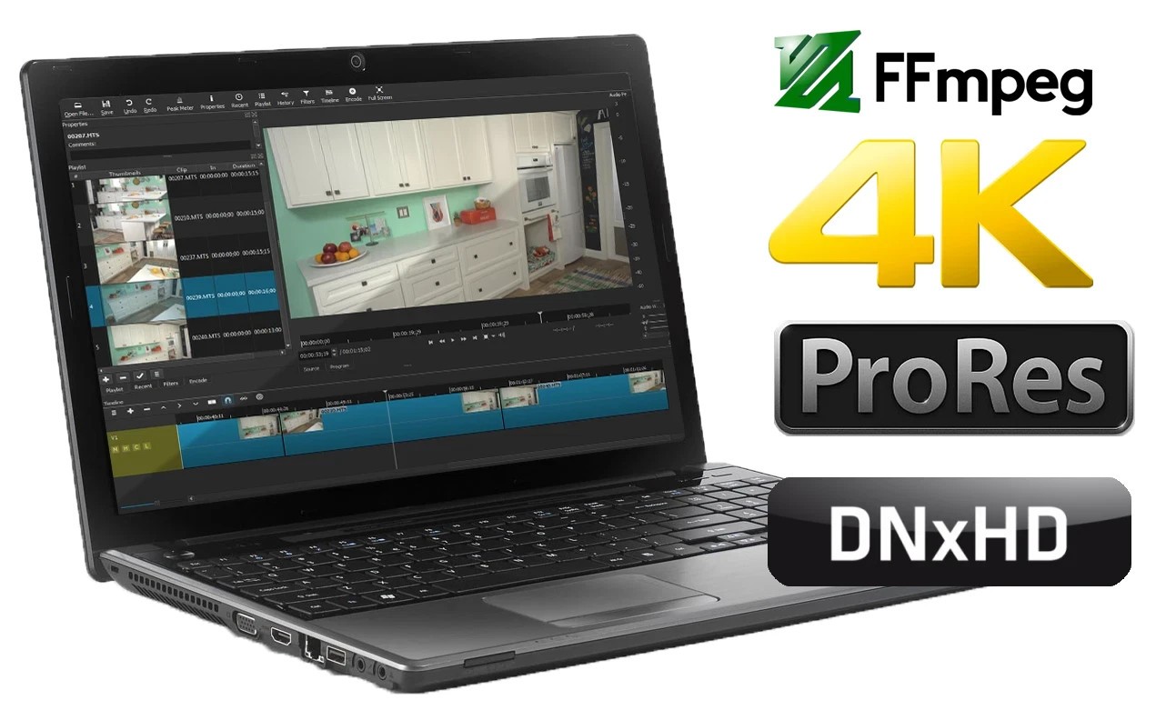 Shotcut Professional Video Editing Software Program-HD-4K Movie-Windows/Mac-DVD