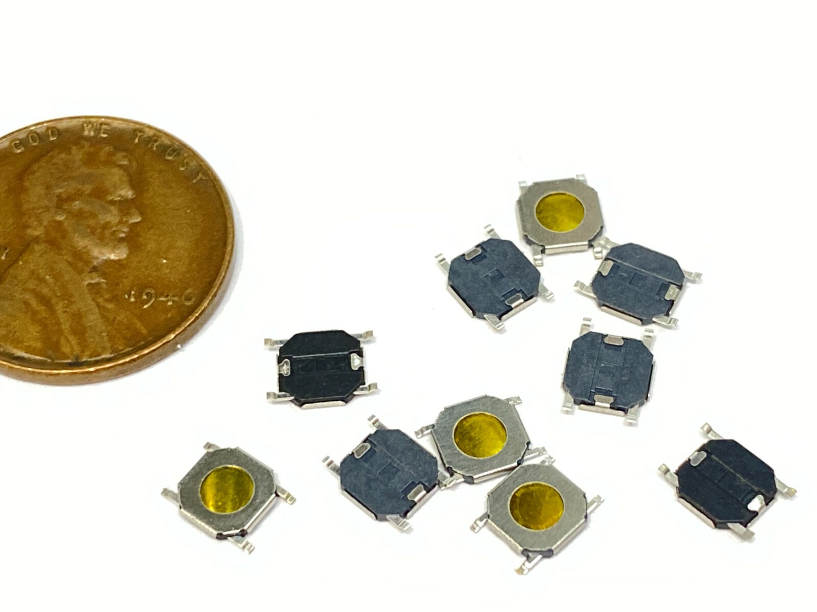 10 Pieces 4pin 5.2 x 1mm SMT Tactile Tact Push Button Micro Switch Momentary G31