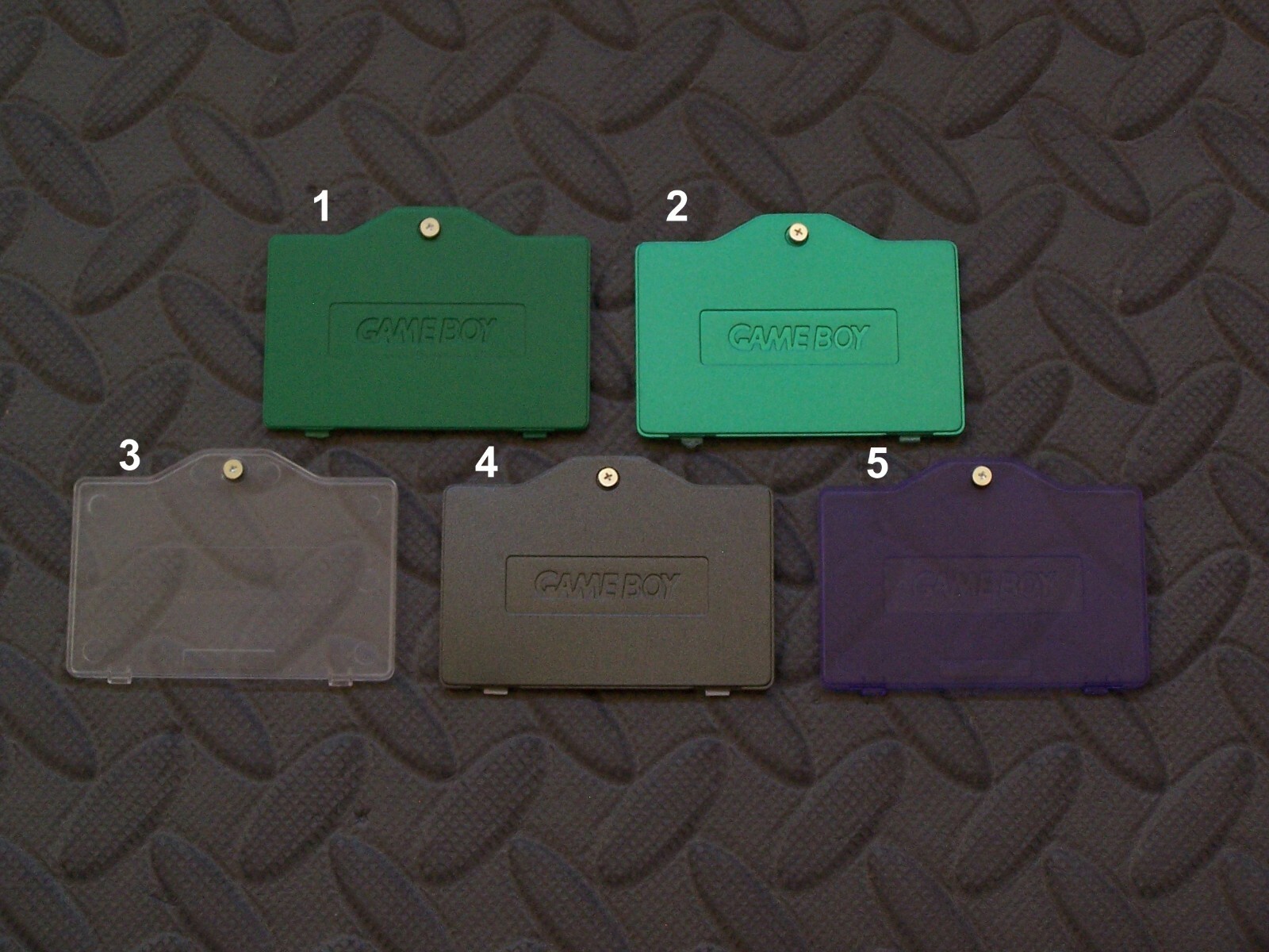 Gameboy Advance SP REPLACEMENT Battery Cover Lid Door with Screw Pick color
