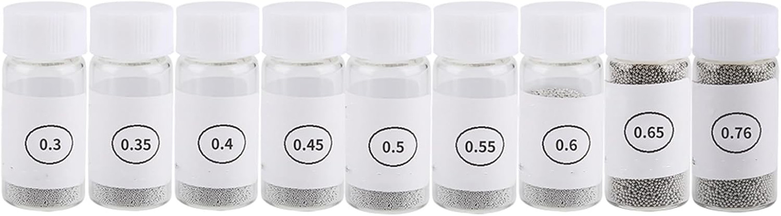 BGA Tin Solder Ball, 9 Bottles 0.3-0.76Mm Reballing Stencils, BGA Solder Bead fo