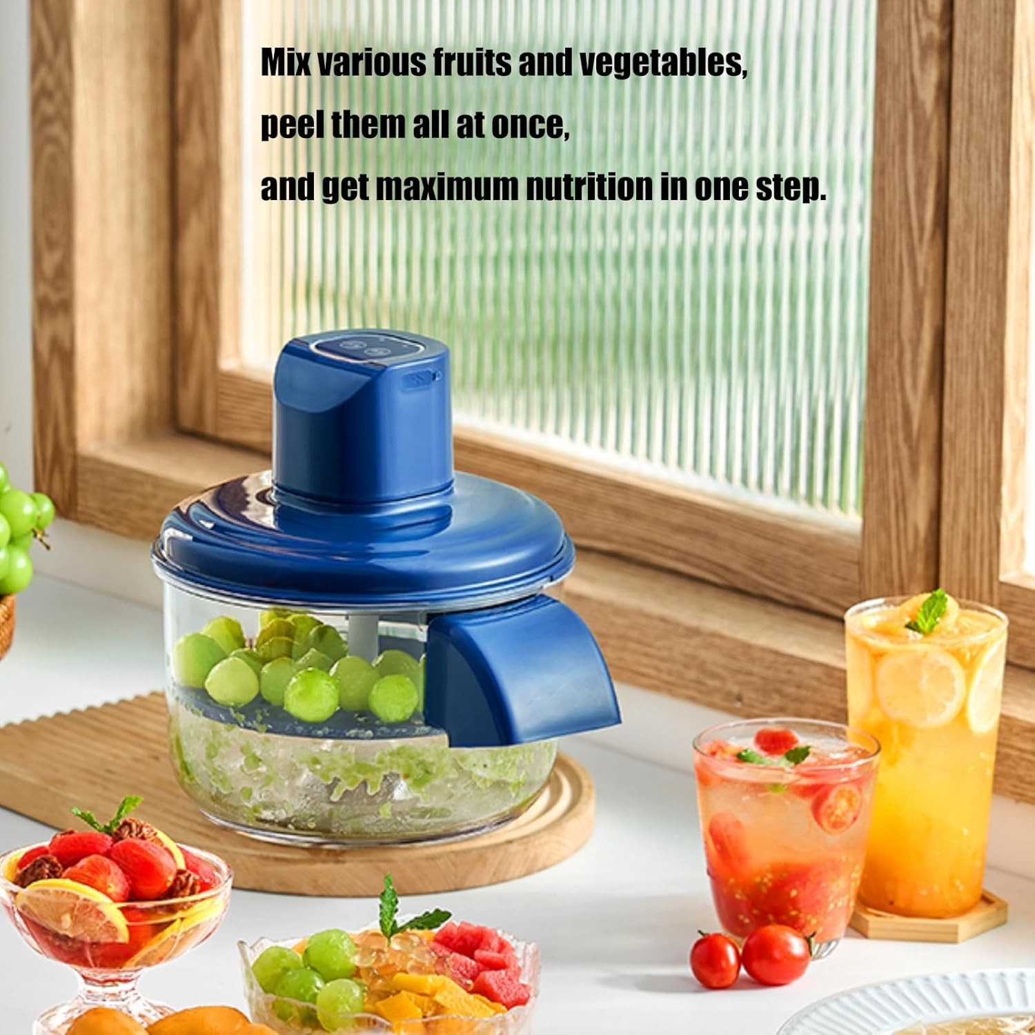 Automatic Fruit Grape Peeling Machine Efficient Peeling Kitchen Gadget F Kitchen