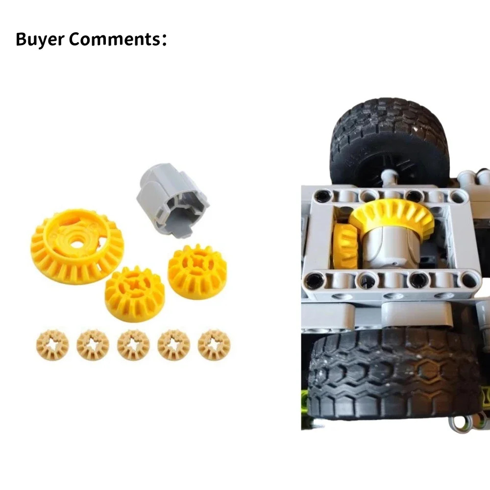 MOC Differential Gear Set Technical Building Block Parts for Compatible Model US