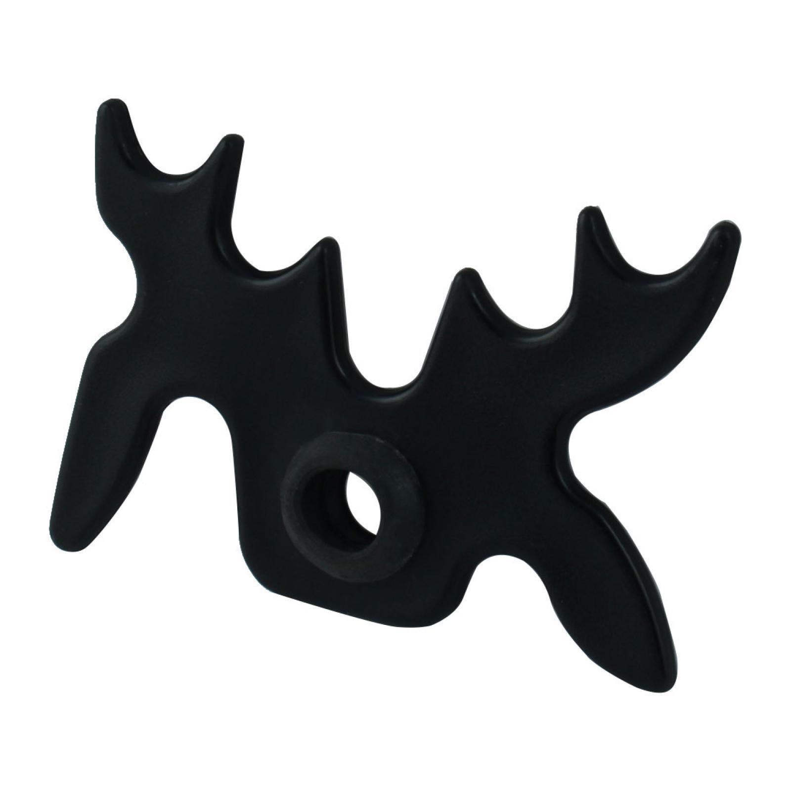 Billiard Pool Table Accessory Plastic Snooker Cue Rack Rod Head Holder Black