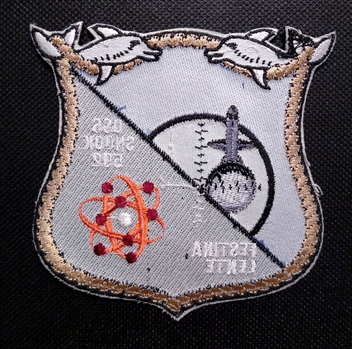 U.S. Navy Patch USS Snook 592 Festina Lente