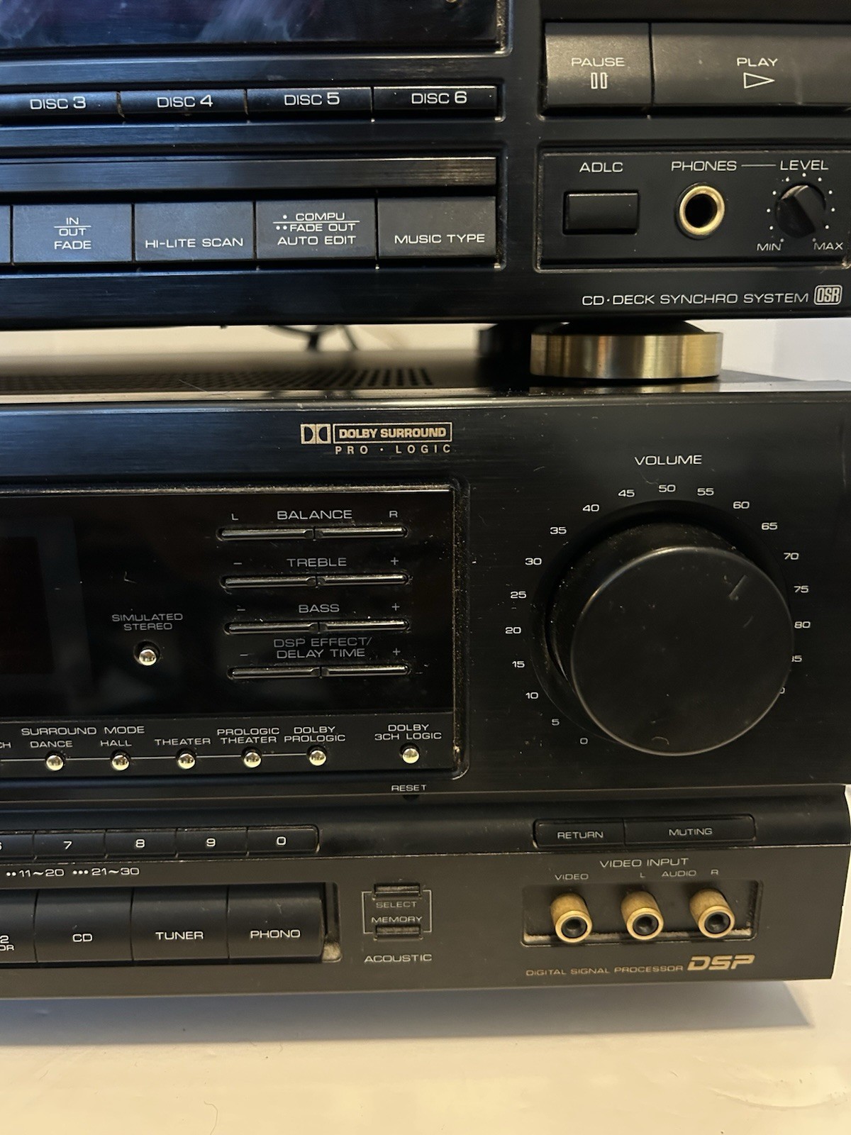 Optimus Professional Series modular component stereo system perfectly working.