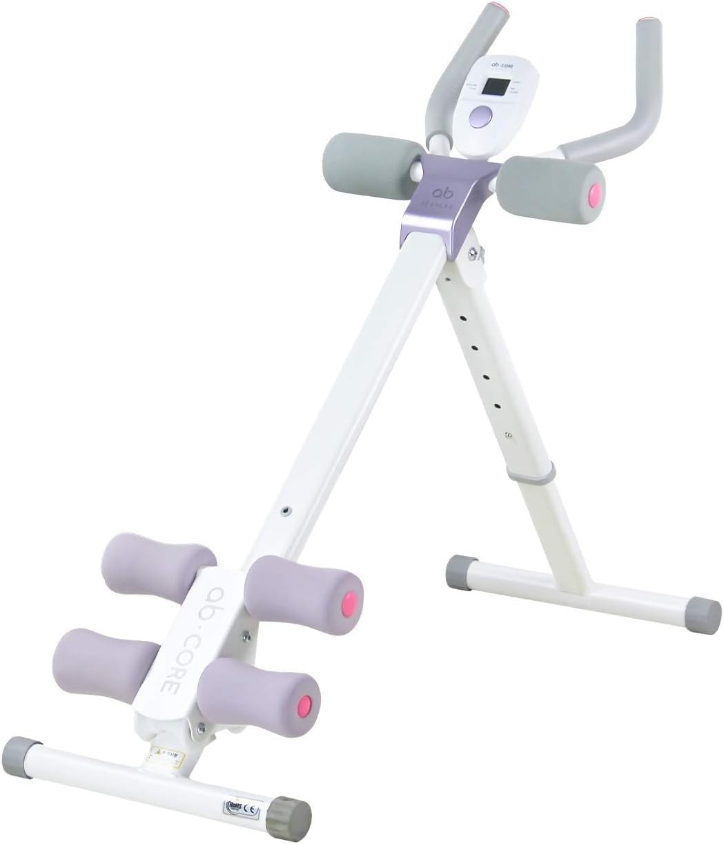 leikefitness Adjustable Full Body Ab Trainer LCD Screen Home Core Training Machi