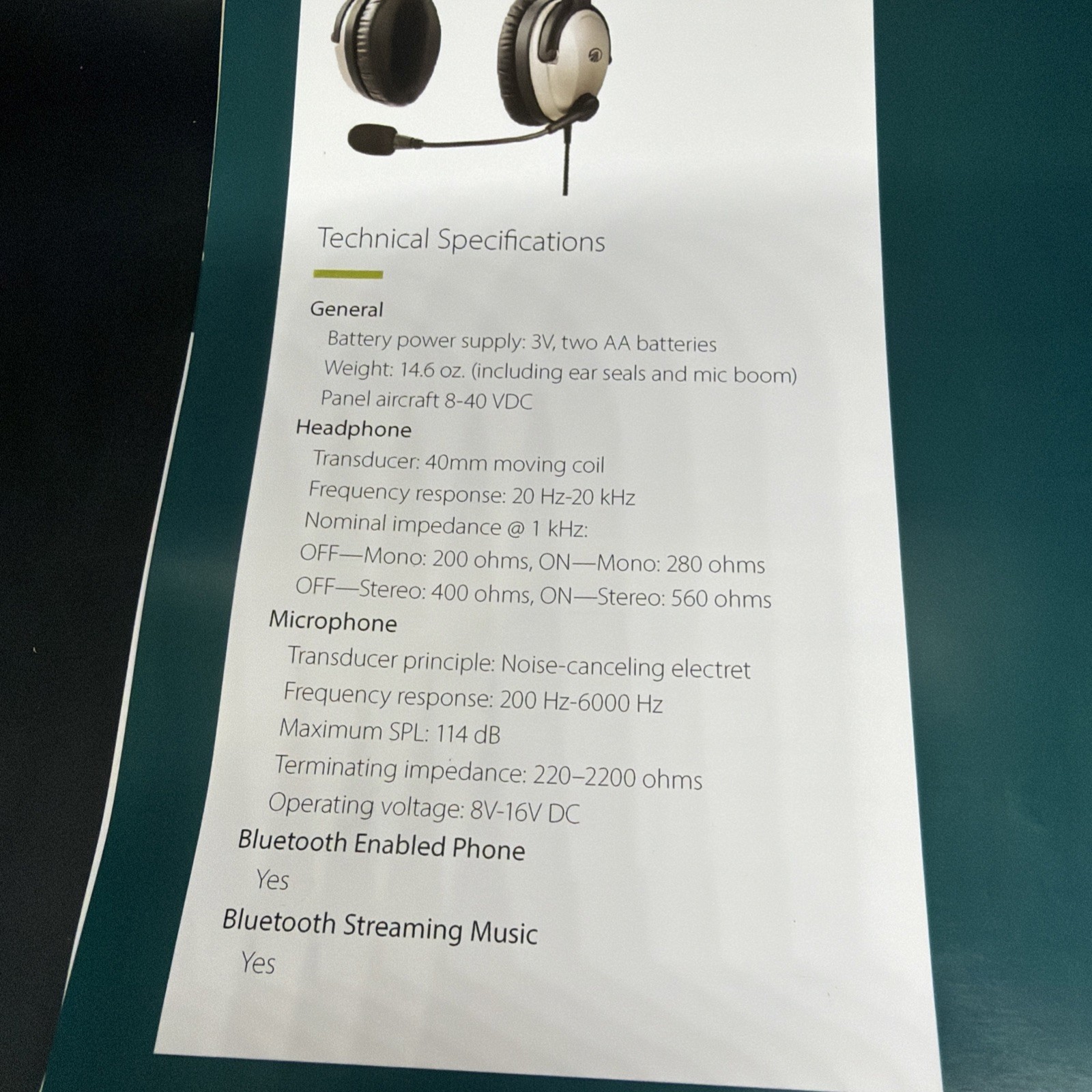 Lightspeed Zulu 3 Single U174 Helicopter Plug Bluetooth ANR Headset