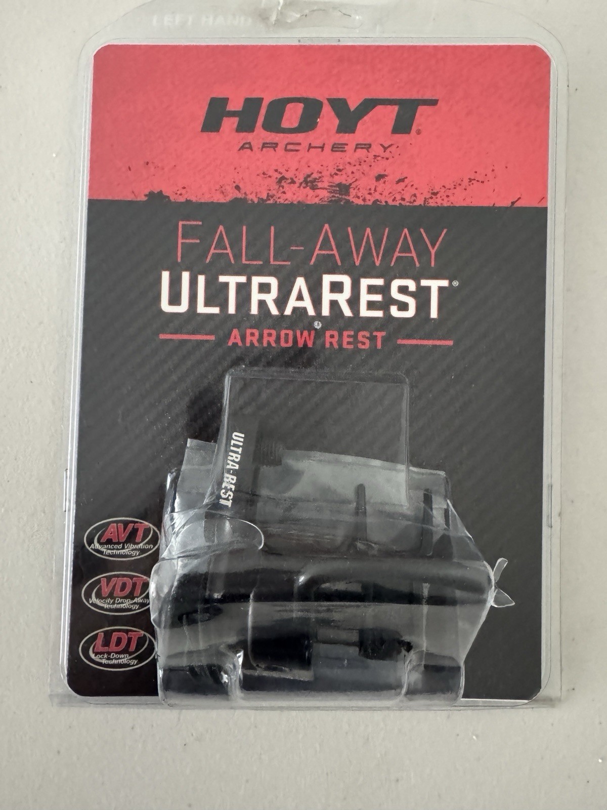 Hoyt Ultra Rest Standard LH Arrow Rest for Left-Handed Archers (1041821)