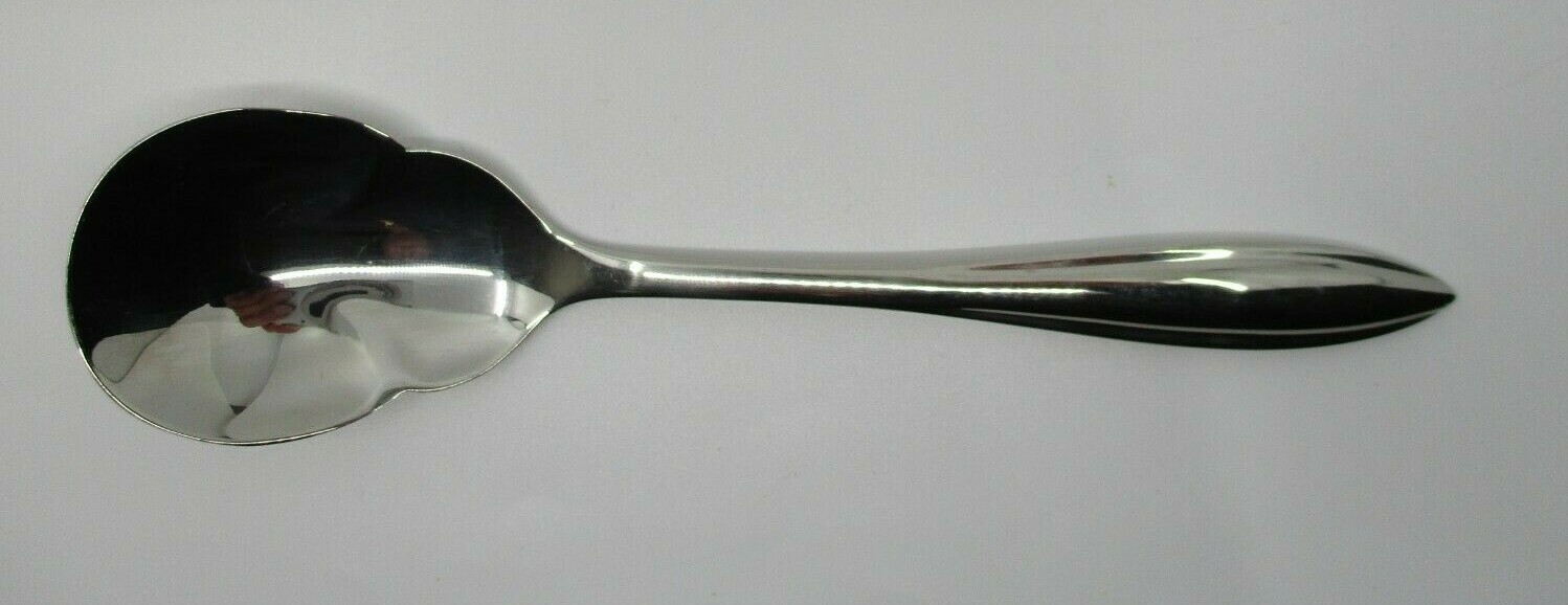 LENOX  STAINLESS SCULPT SUGAR SPOON - 6 1/8"  05Q